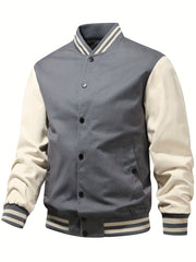 Men's Lightweight Loose Baseball Jacket