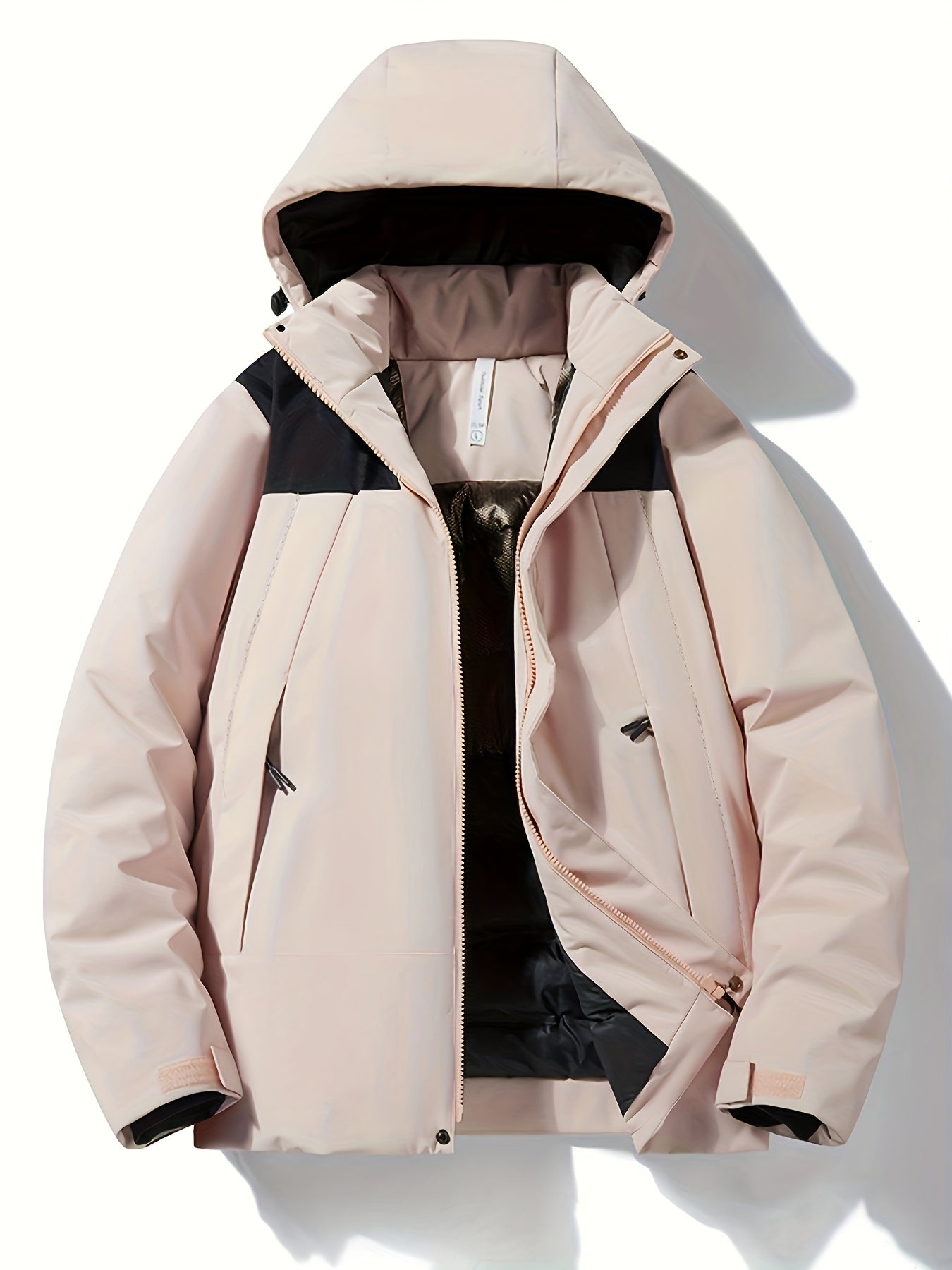 Women's Windproof Hooded Jacket for Fall & Winter