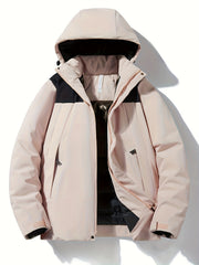 Women's Windproof Hooded Jacket for Fall & Winter