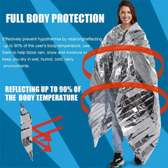 Outdoor First Aid Thermal Blanket Portable Sleeping Bag Camping Hiking