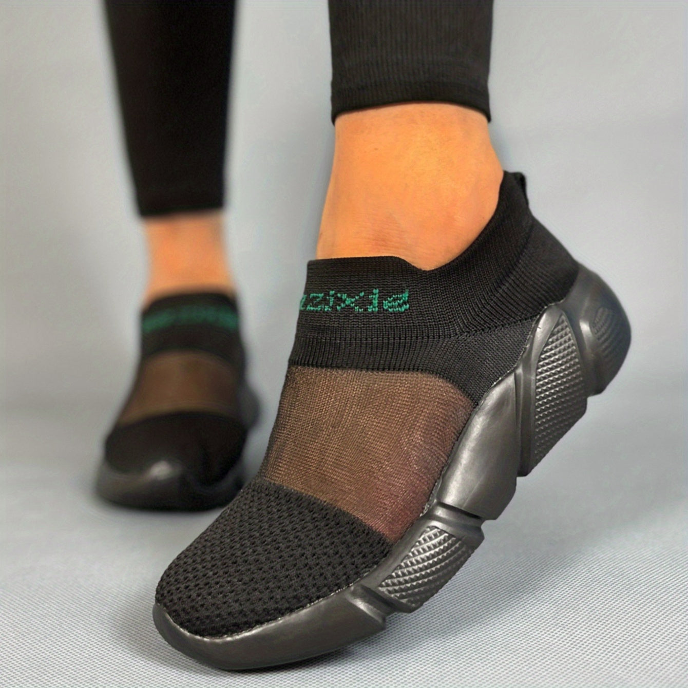 Women's Breathable Mesh Slip On Sneakers Lightweight Casual Shoes