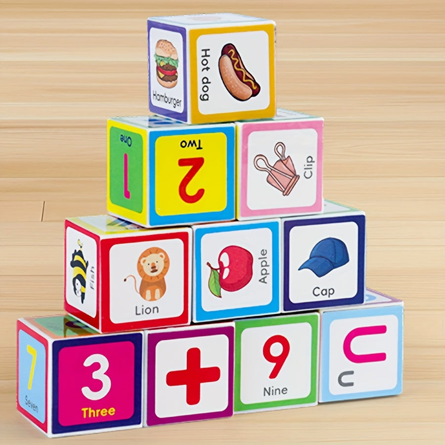 Kids' Letter Building Blocks Game And Intelligence Table Game Toy