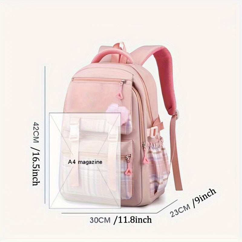 Lightweight Backpack with Large Capacity for Students