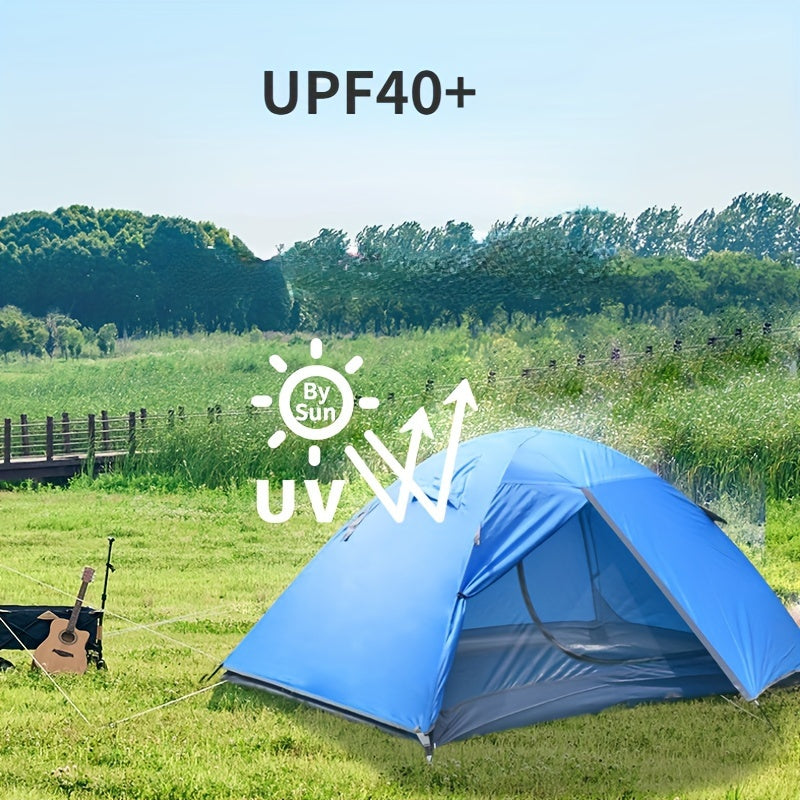 Double Layer Aluminum Pole Tent for Outdoor Camping