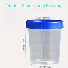 Fishing Bait Measuring Cup 120ml Plastic Scale Cup