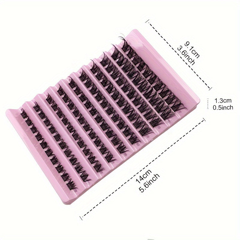 100pcs 8-16mm Mix D Curl Cluster Lashes Individual Lashes Lash Extensions