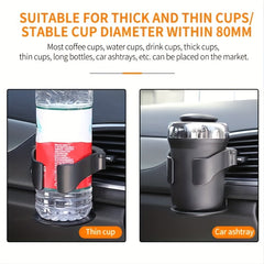 Car Cup Holder Air Vent Outlet Drink Water Coffee Bottle Holder