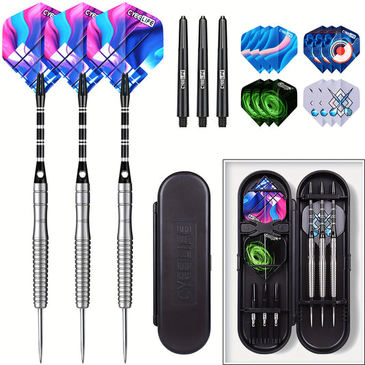 3pcs 23g Tungsten Steel Dart Set for Outdoor and Indoor Training