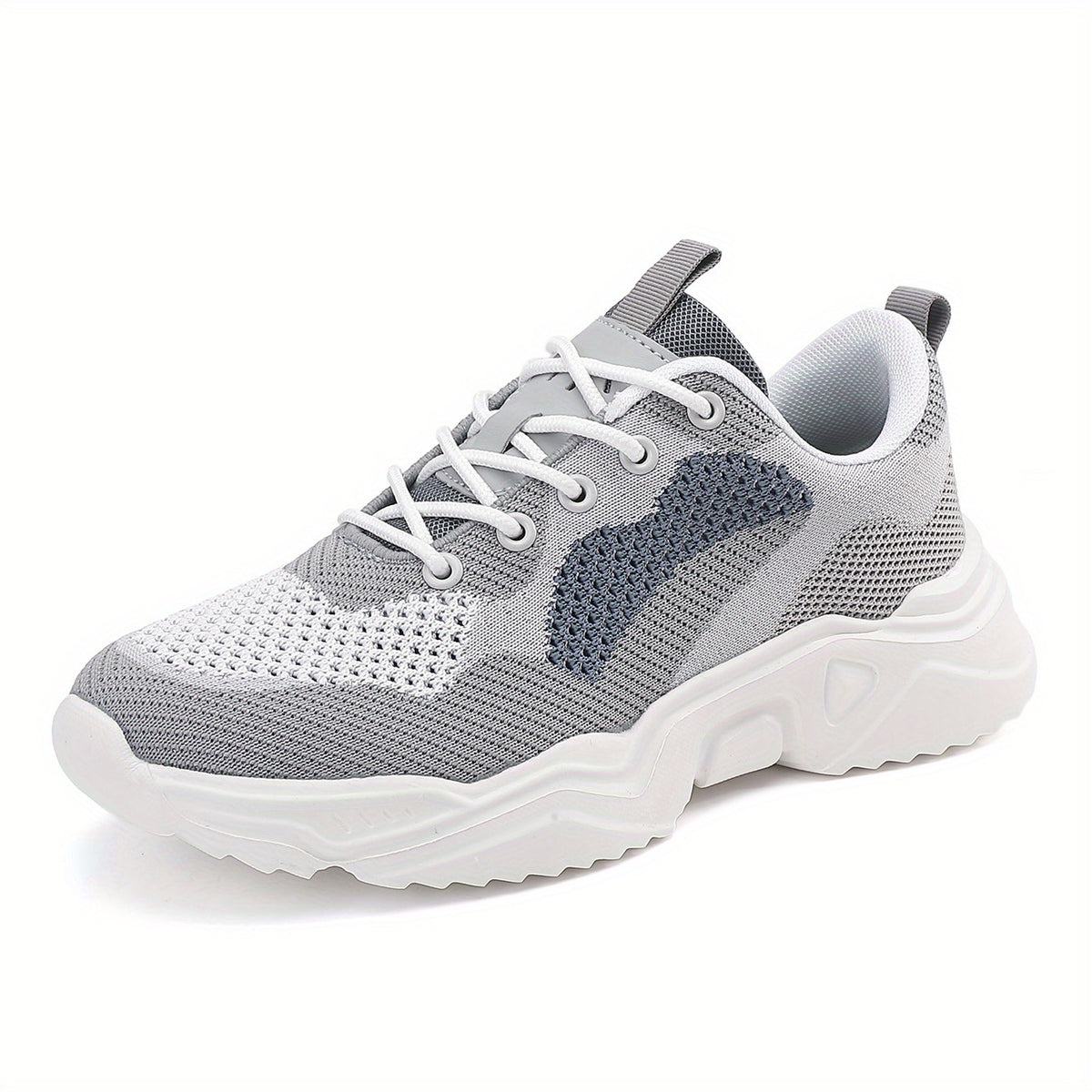 Men's Lightweight Running Shoes Breathable Comfortable Lace Up Sneakers
