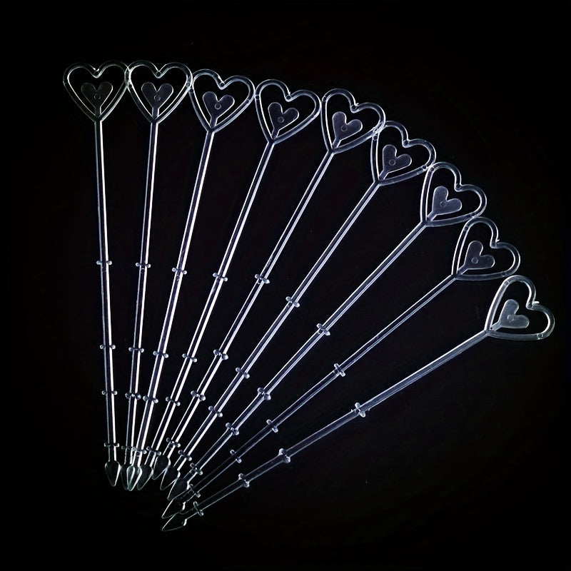 Metal Flower Fork Bundle Clip Golden Plated Sticker Gift Card