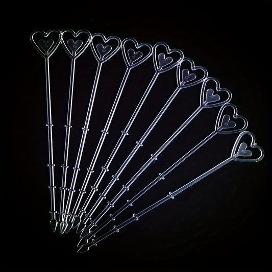 Metal Flower Fork Bundle Clip Golden Plated Sticker Gift Card