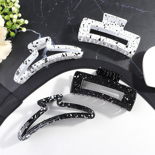 Large Square Crescent Hair Claw Clip Women's Hair Accessories