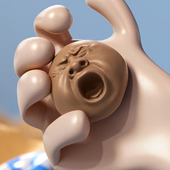 Yawning Face Prank Toy Water Spray Funny Gag