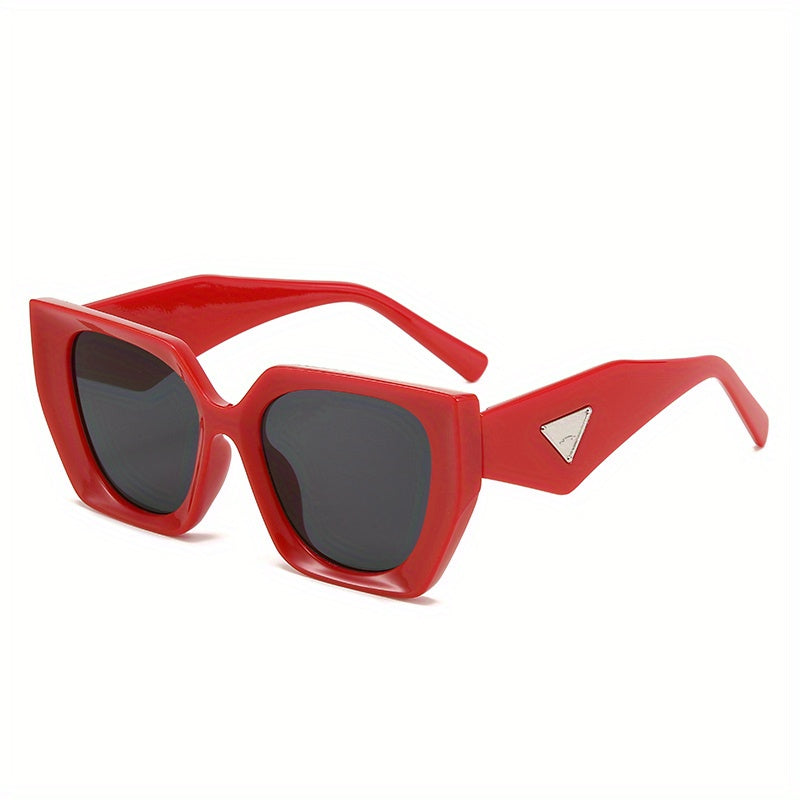 Men's Large Frame Decorative Sunglasses for Street Photography Holiday Party
