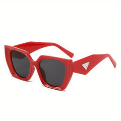 Men's Large Frame Decorative Sunglasses for Street Photography Holiday Party