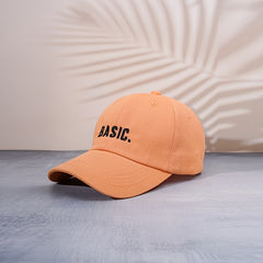 Embroidered Letters Baseball Cap Sun Hat Outdoor Sunshade