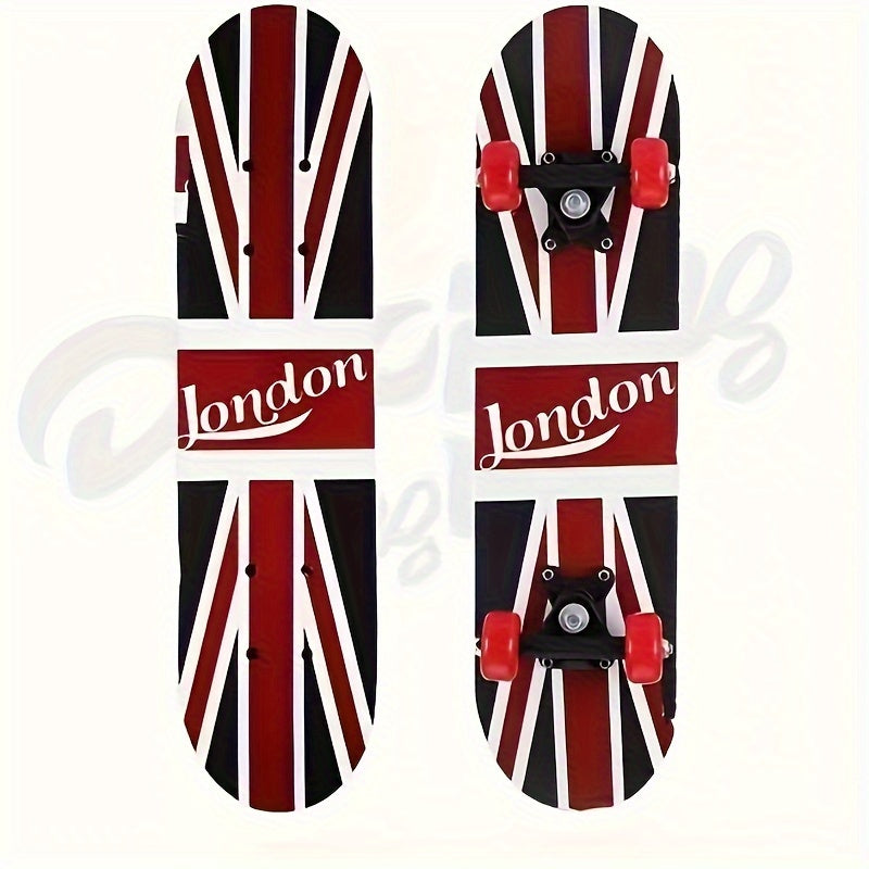 Cartoon Double Curved Maple Skateboard Stickers