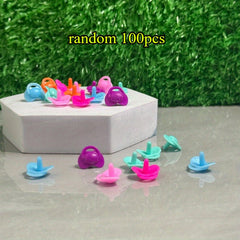 Mini Mixed Pacifier Simulation Dollhouse Accessories - Pastel Color Options
