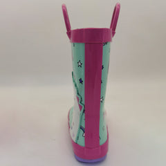 Girls' Cartoon Slip On Rain Boots Waterproof Non Slip Travel All Seasons
