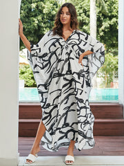  Boho Kaftan Dress Women's Plus