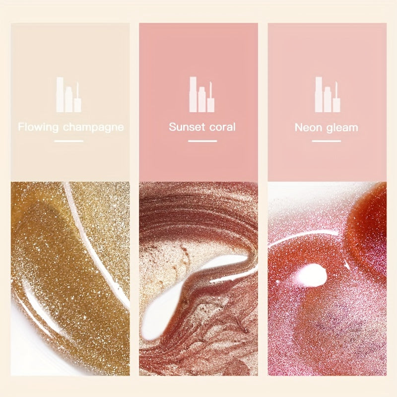 Pearlescent & Glitter Liquid Eyeshadow for Stunning Eye Makeup