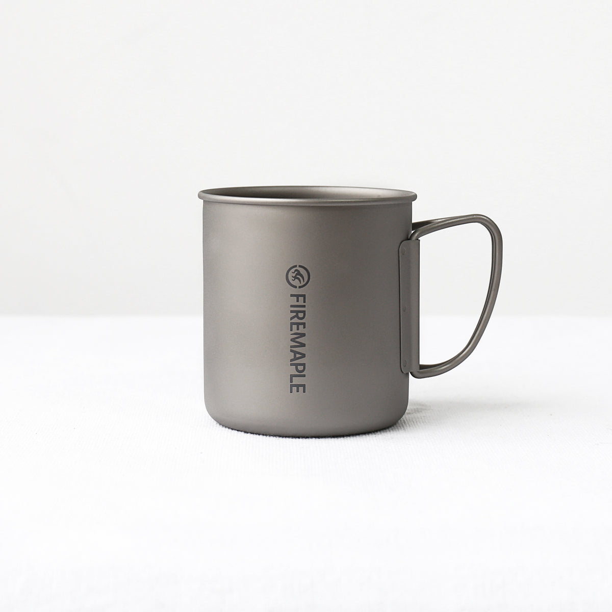 Titanium Portable Folding Single Layer Cup for Camping Lightweight Tea Cup