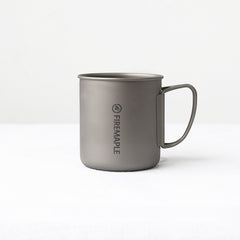 Titanium Portable Folding Single Layer Cup for Camping Lightweight Tea Cup