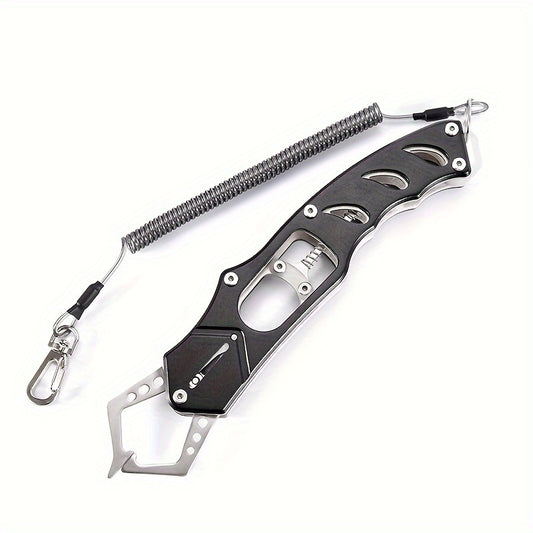 Portable Stainless Steel Fishing Pliers with Hand Rope