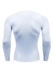 Men's Long Sleeve Compression Shirt for Workouts & Yoga
