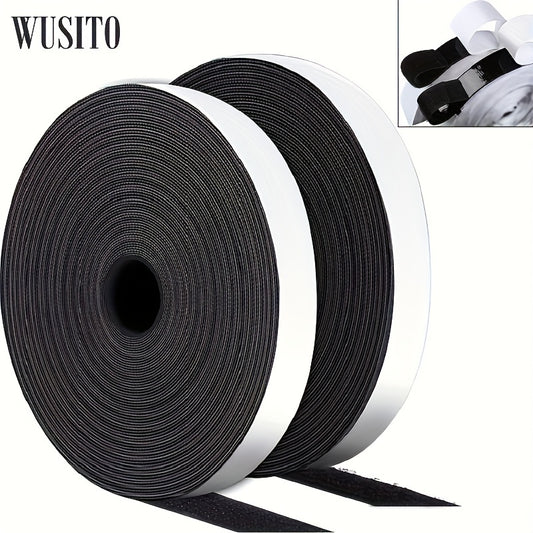 Hook And Loop Tape Sticky Back Fastener Roll 2.01 Cm Nylon Self Adhesive