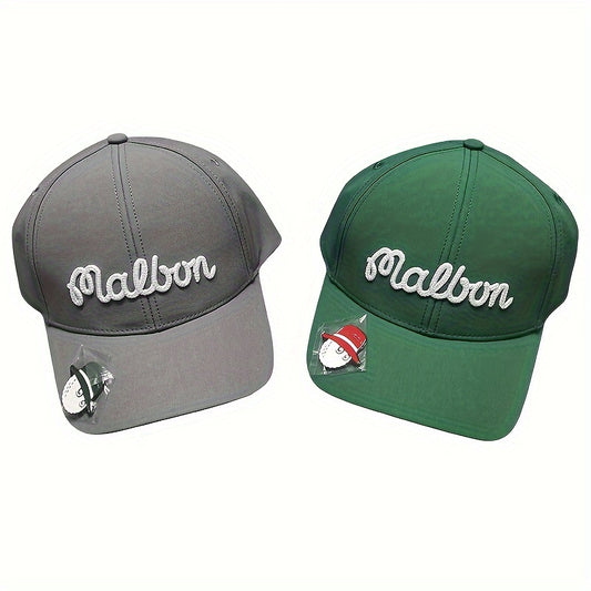 Golf Hat With Ball Marker Adjustable Baseball Cap