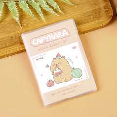 Capypara Customizable Mini Notebook Waterproof Plastic Cover Soft Cover Journal