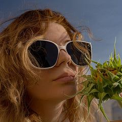 TIJN Oversized Square Polarized Sunglasses UV400 for Women