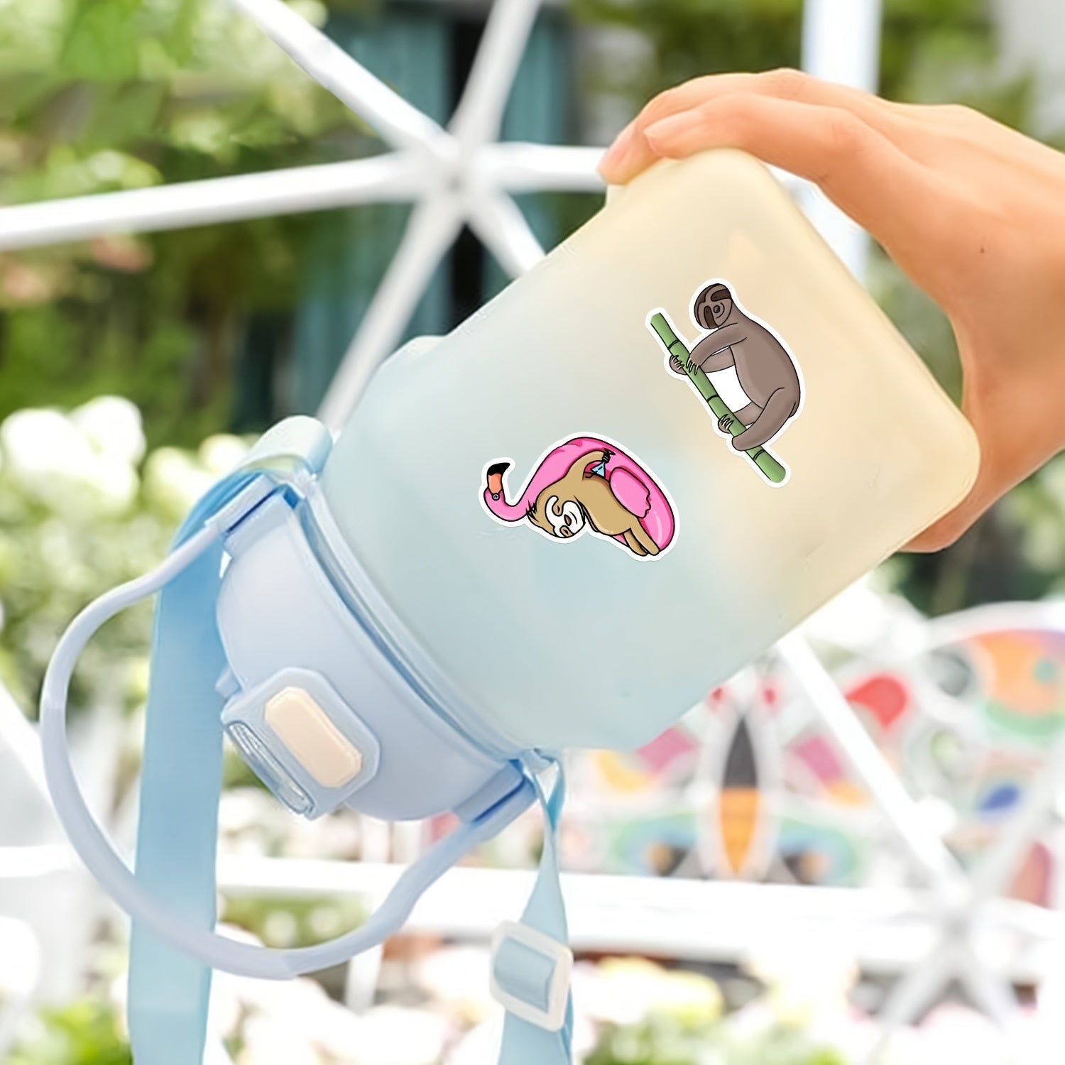 50pcs Sloth Doodle Waterproof Sticker DIY Creative Toy