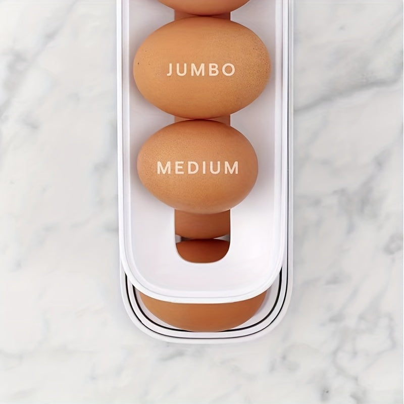 Egg Conveyor Storage Rack Refrigerator Kitchen Egg Distributor