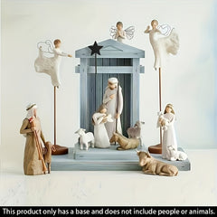 Hand Painted Faith Bible Series Christmas Statues