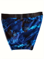 Men's Stretch Swimming Trunks for Beach Vacation