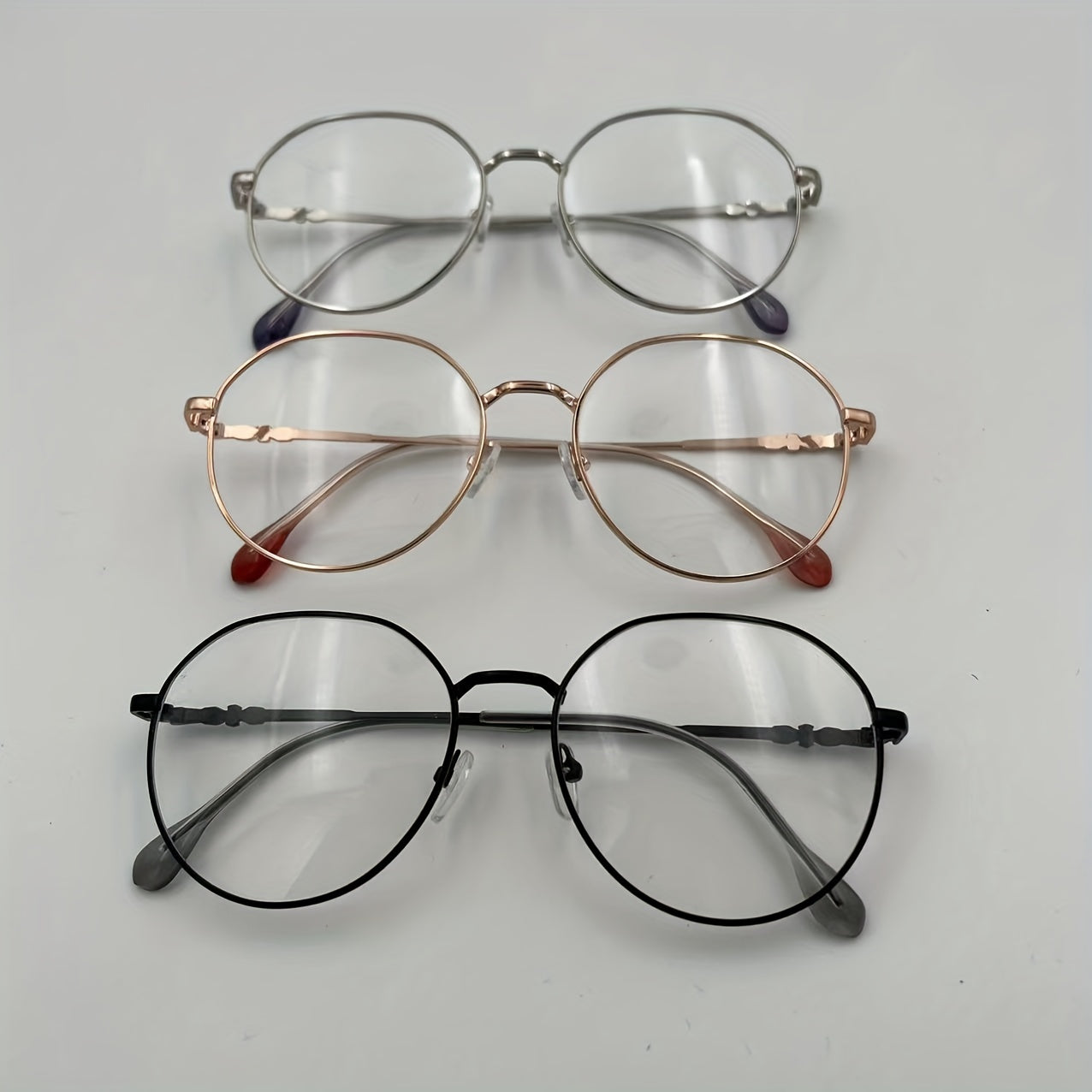 Round Anti Light Glasses For Women Men Students