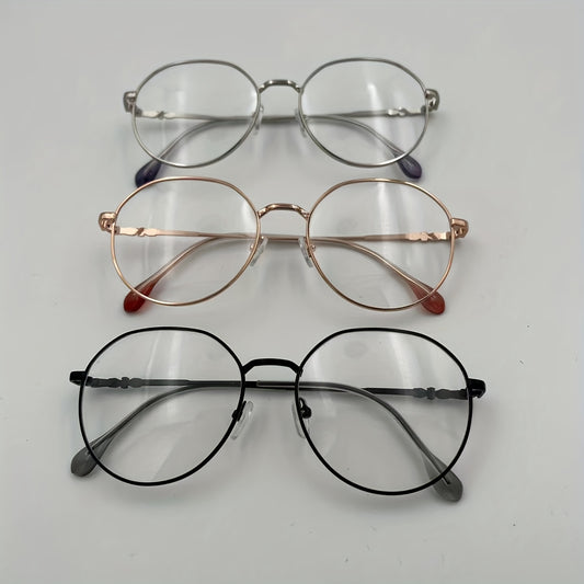 Round Anti Light Glasses For Women Men Students