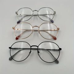 Round Anti Light Glasses For Women Men Students