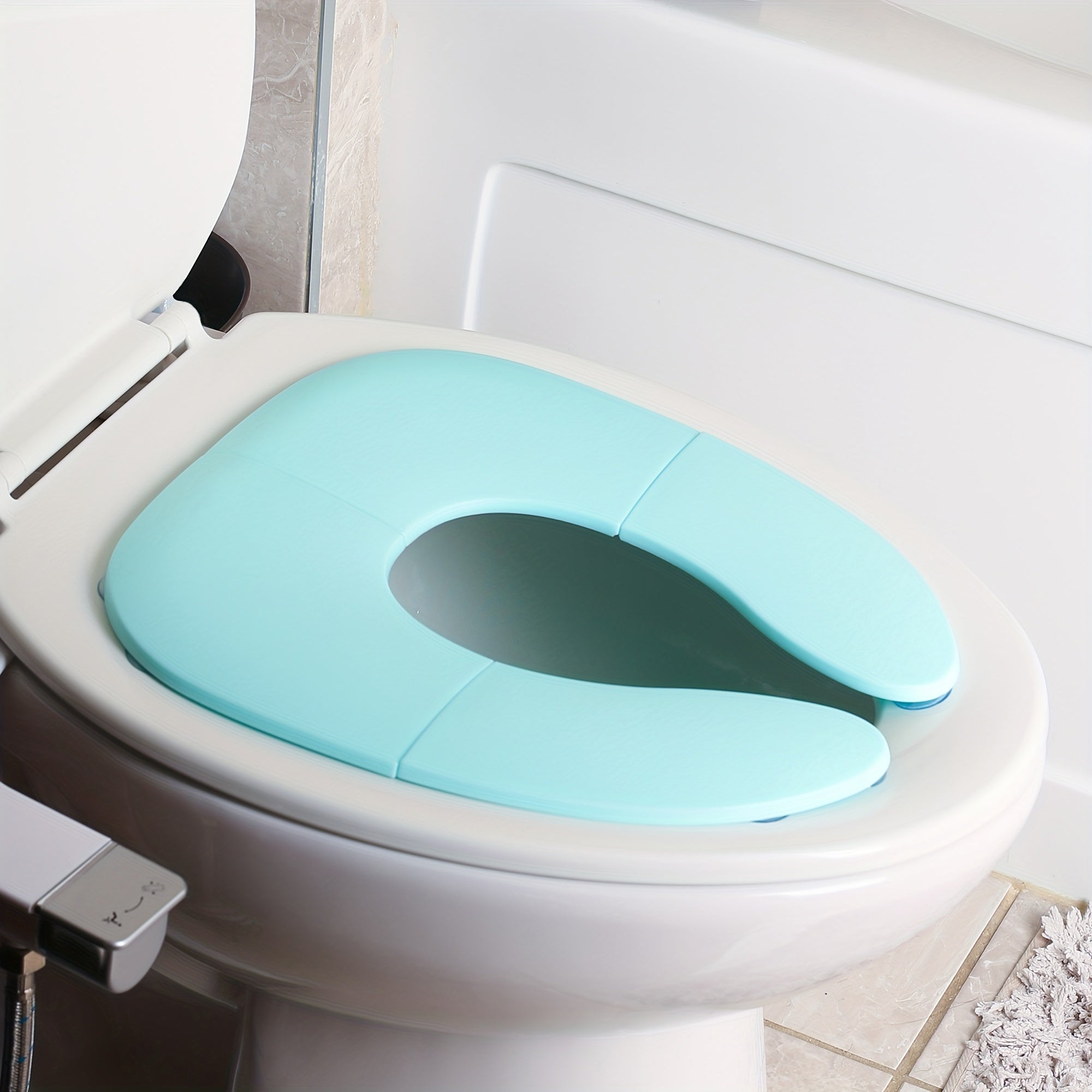 Portable Travel Potty Seat for Boys & Girls, Fits Round & Oval Toilets