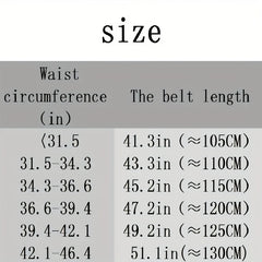 Men's Two Layer Cowhide Belt Punch Pin Buckle Hard Cowboy Pants Belt