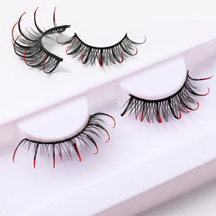 Halloween False Eyelashes Thick Curly Realistic Stage Makeup