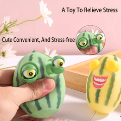 Watermelon Stress Relief Fidget Toy with Pop Out Eyes