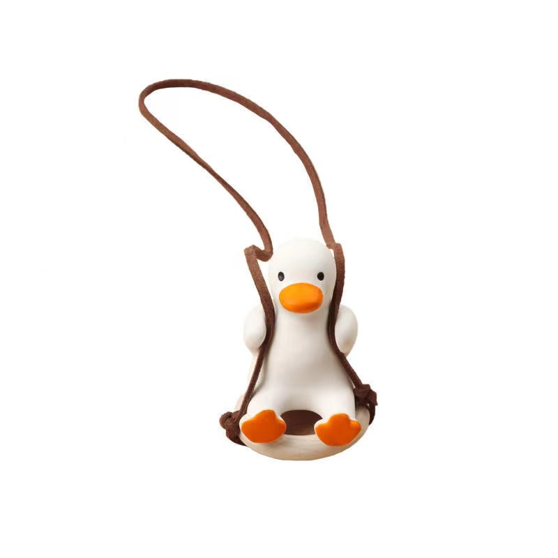 Swing Duck Pendant Car Rearview Mirror Ornament