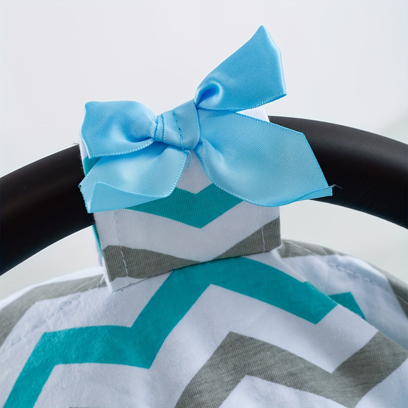 Brown Wave Print Car Seat Sunshade Cover for Girls