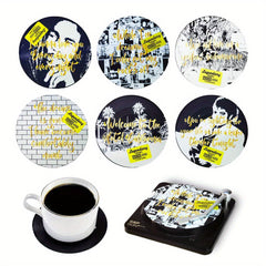 Vinyl Record Coasters Hip Hop Punk Rock Music Cup Coasters