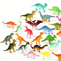 16pcs Mini Dinosaur Simulation Toy Solid Dinosaur Model Action Figures