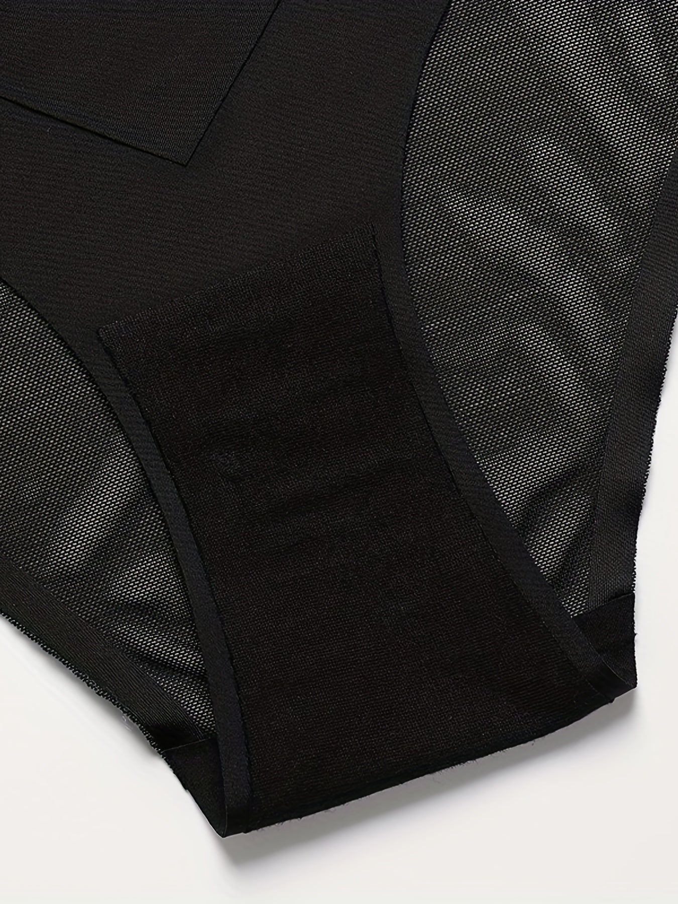 Mesh Stitching Shaping Panties High Waist Tummy Control Slimming Panties