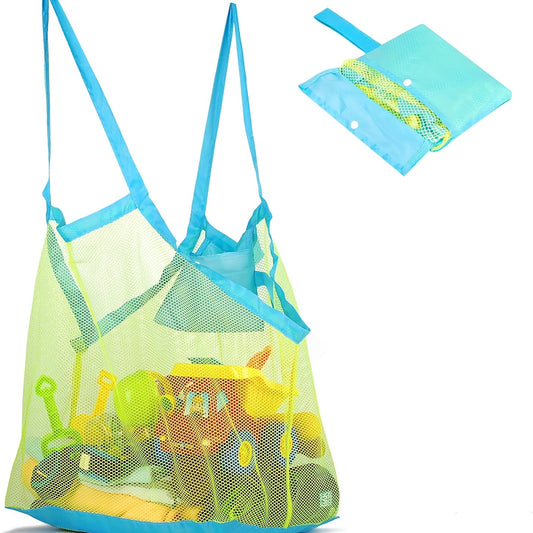 Kids Beach Toy Mesh Bag Seashell Collecting Tote